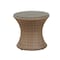 Alaterre Furniture Kokoli All-Weather Conversation Set with Set of 2 Chairs with Ottomans and 17"H Accent Table AWWG01GG - alternate 7